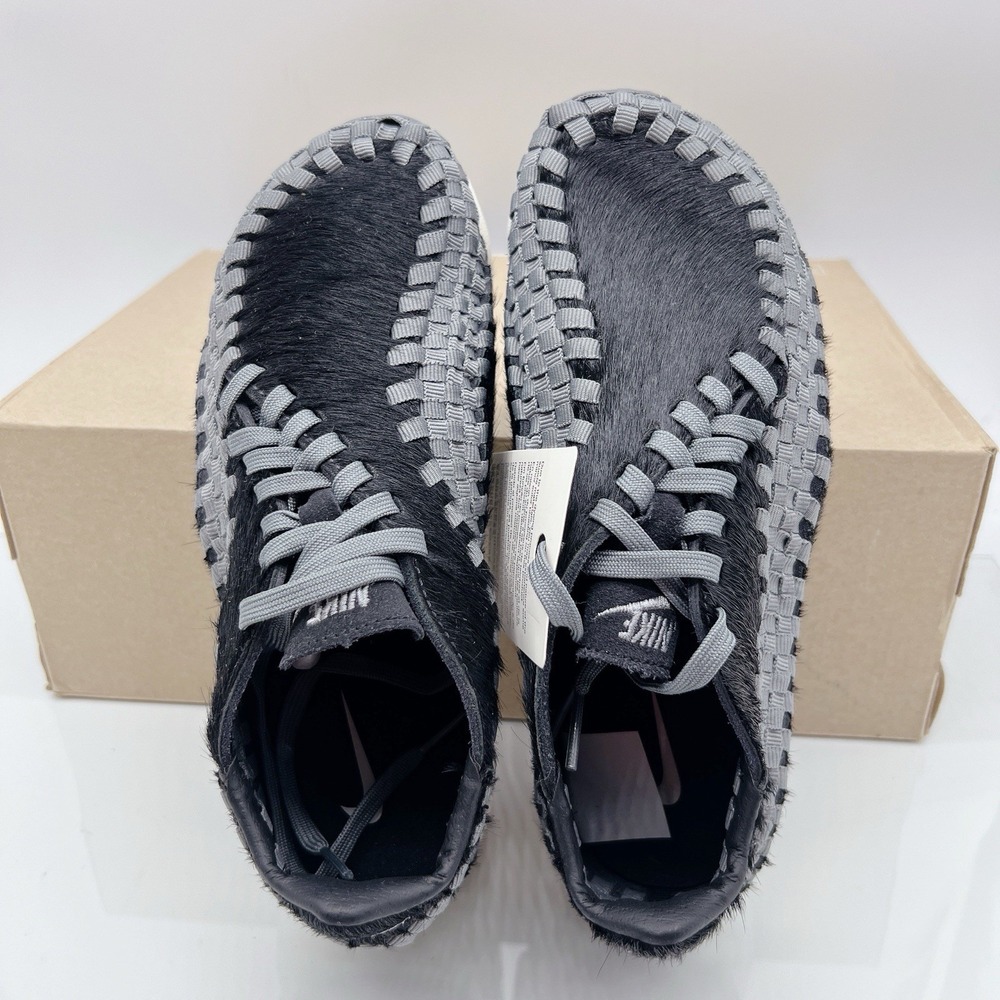 Nike Air Footscape Woven Women's Platform Sneakers Shoes Black Grey US 5.5 - Picture 12 of 13